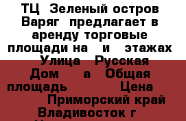 ТЦ “Зеленый остров Варяг“ предлагает в аренду торговые площади на 1 и 2 этажах.  › Улица ­ Русская › Дом ­ 94а › Общая площадь ­ 1 200 › Цена ­ 600-800 - Приморский край, Владивосток г. Недвижимость » Помещения аренда   